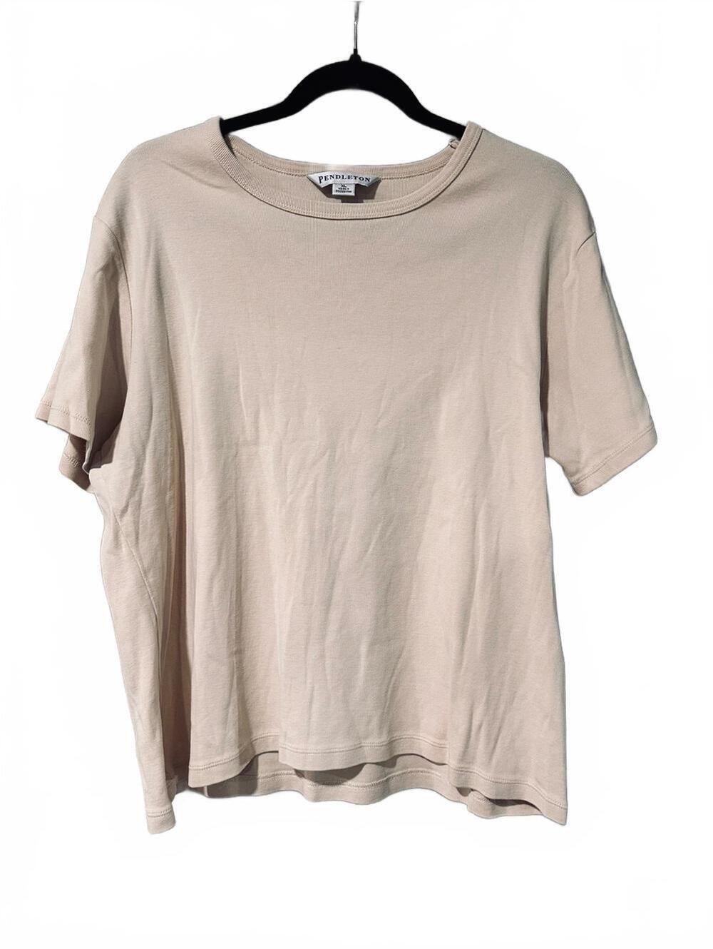 Pendleton Soft Crewneck Tee in Pale Peach